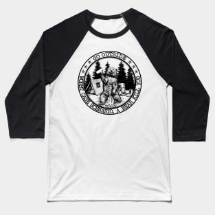 Bear Camping T-shirt Go Outside T-Shirt - Worst Case Scenario A Bear Kills You T-shirt Baseball T-Shirt